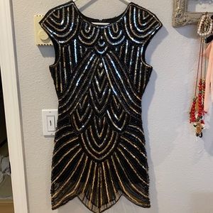 Flapper beaded dress